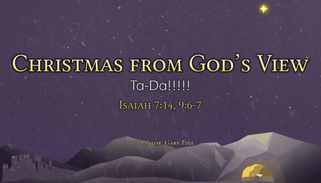 Mighty God, Everlasting Father, Prince of Peace.