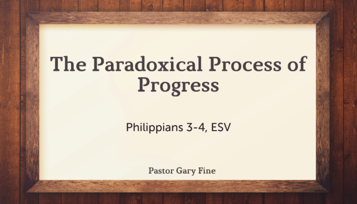 Paradox of Progress