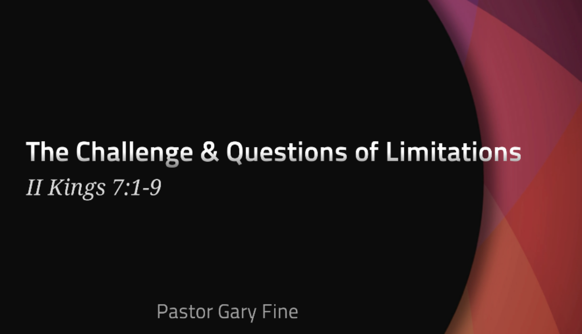 Challenges of Limitations